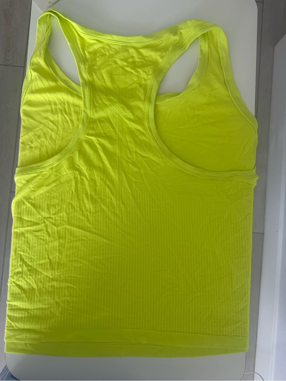 Target Neon Yellow Racerback Tank Top#M19 - Picture 4 of 5